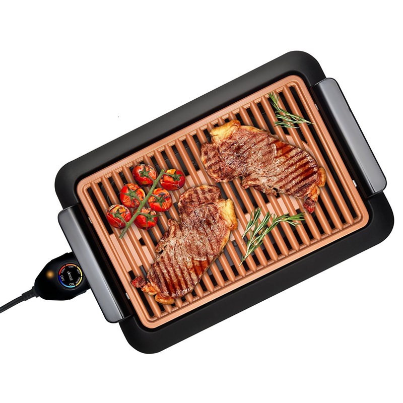Gotham Steel Large Smokeless Ti Cerama Electric Grill & Reviews Wayfair